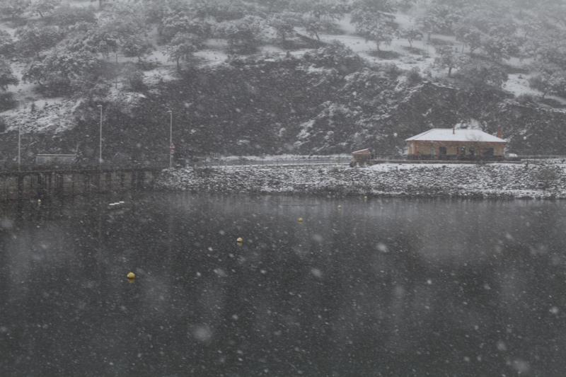 Imágenes de la nevada en la provincia de Badajoz