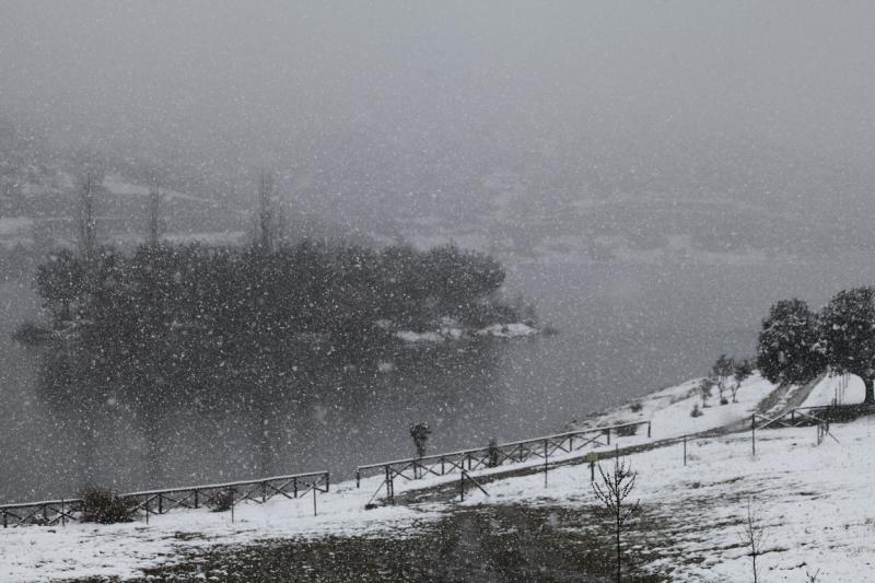 Imágenes de la nevada en la provincia de Badajoz