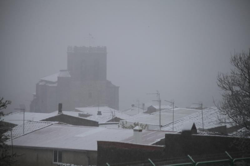 Imágenes de la nevada en la provincia de Badajoz