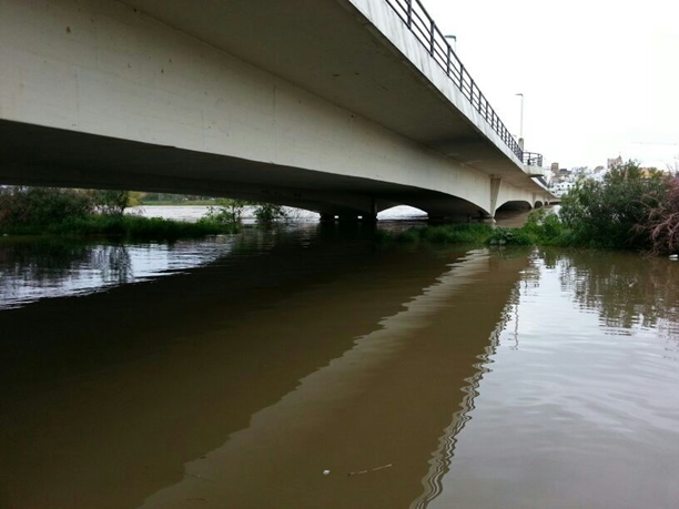 Situación actual del río Guadiana a su paso por Badajoz