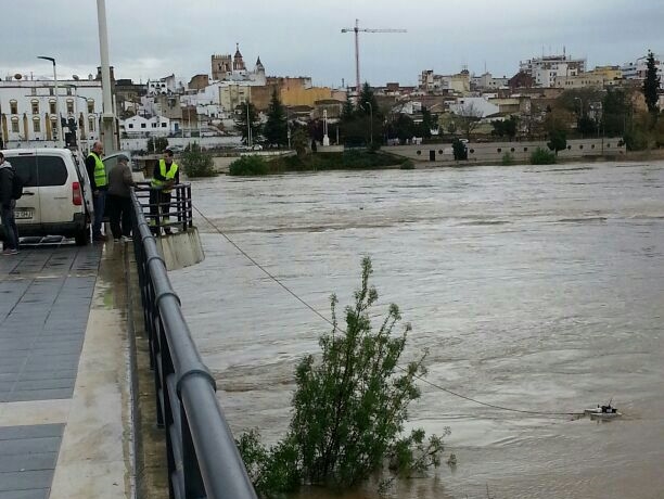 Situación actual del río Guadiana a su paso por Badajoz