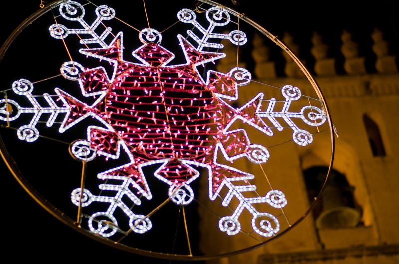 Iluminación de Navidad 2013 en Badajoz 