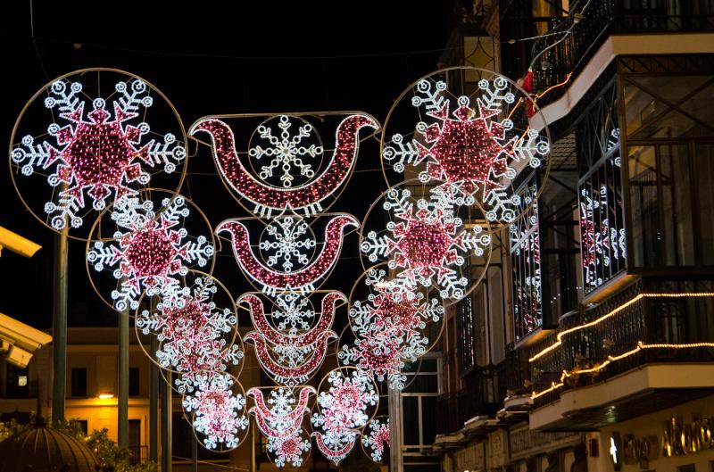 Iluminación de Navidad 2013 en Badajoz 