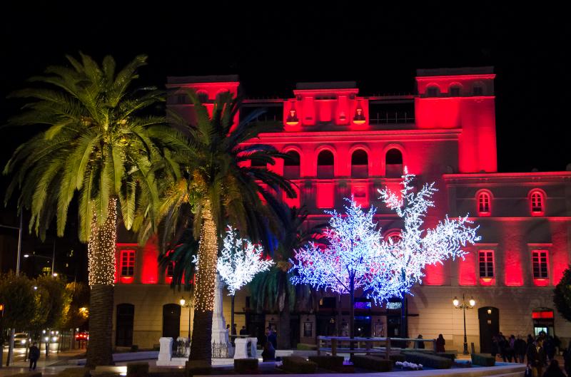 Iluminación de Navidad 2013 en Badajoz 