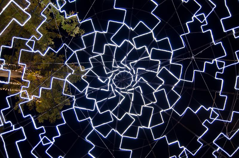 Iluminación de Navidad 2013 en Badajoz 