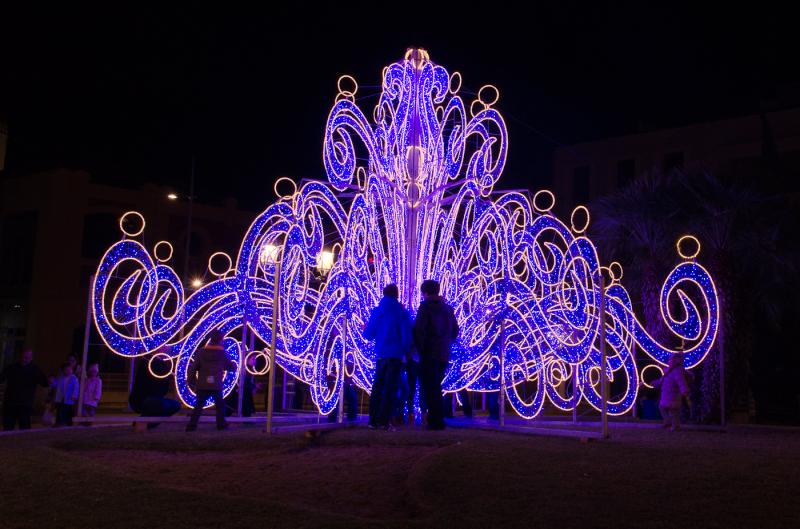 Iluminación de Navidad 2013 en Badajoz 