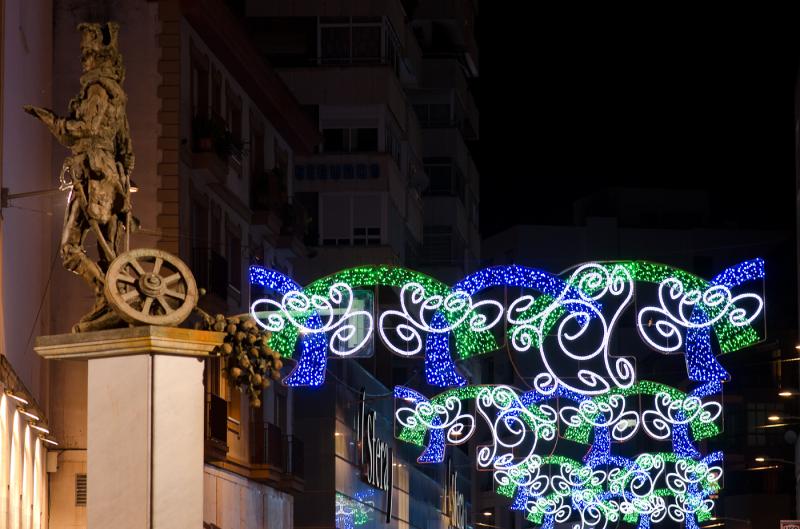 Iluminación de Navidad 2013 en Badajoz 