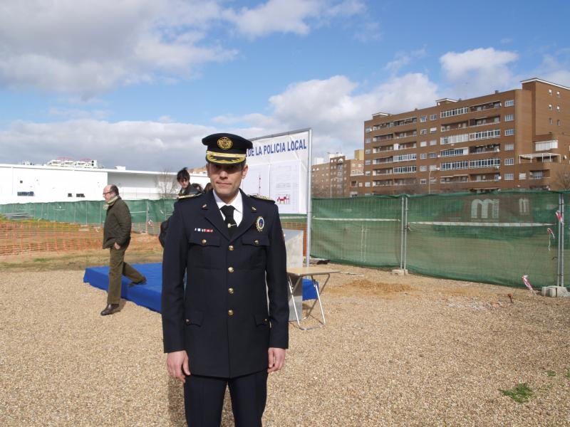 Fragoso coloca la primera piedra de la nueva sede de la Policía Local