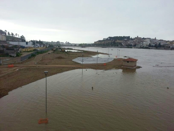 Situación actual del río Guadiana a su paso por Badajoz