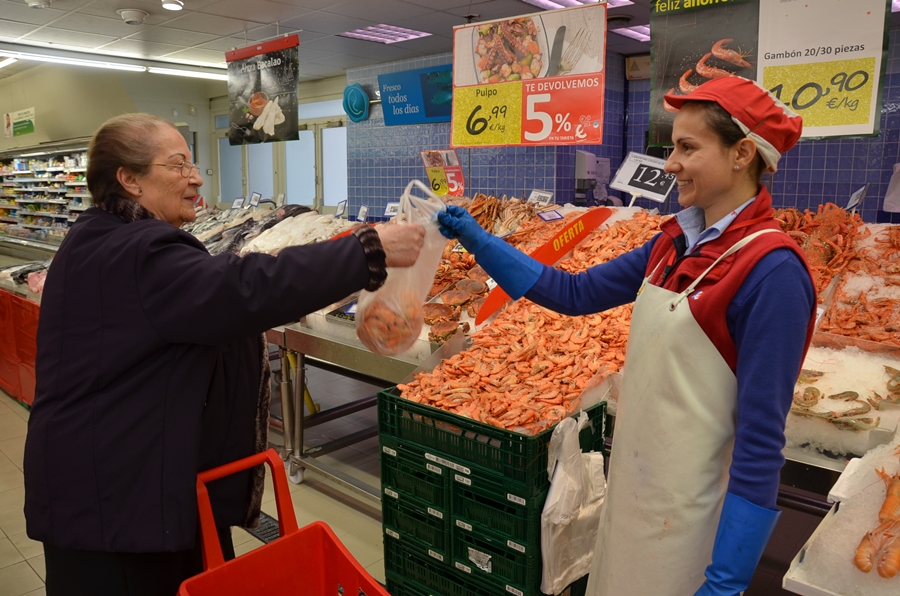 Buen ambiente en Badajoz con motivo de las compras navideñas