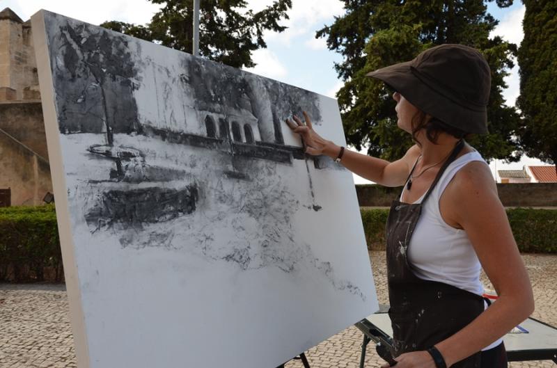 Imágenes de la 15ª edición del Concurso de pintura al aire libre en Badajoz