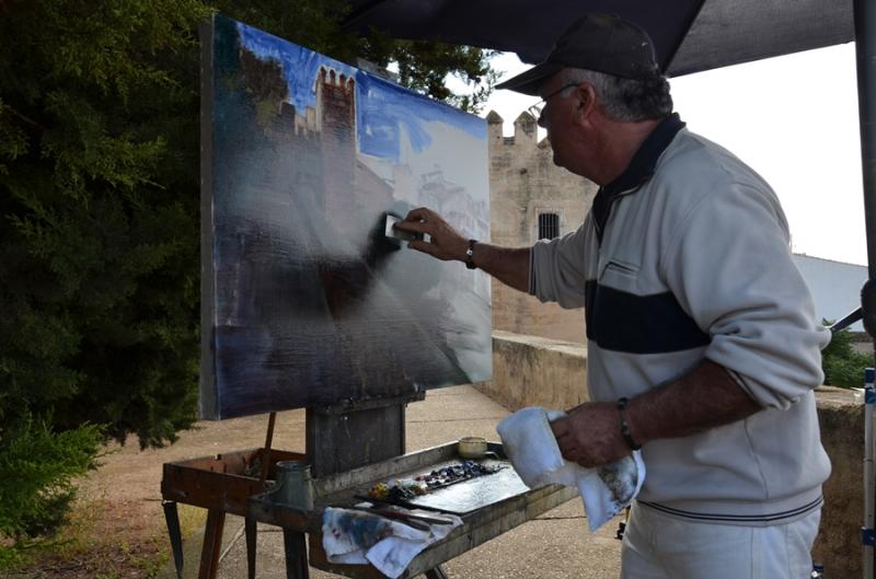 Imágenes de la 15ª edición del Concurso de pintura al aire libre en Badajoz