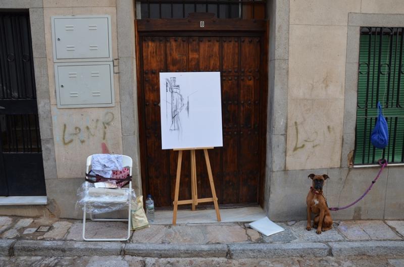 Imágenes de la 15ª edición del Concurso de pintura al aire libre en Badajoz