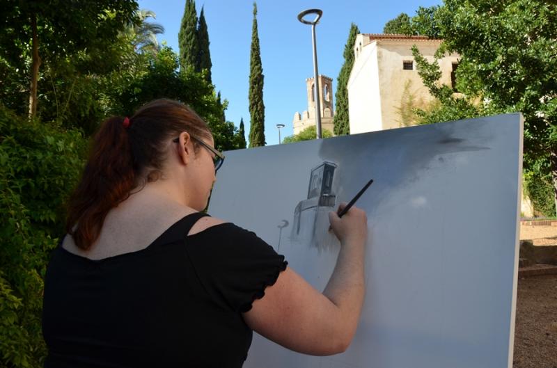 Imágenes de la 15ª edición del Concurso de pintura al aire libre en Badajoz