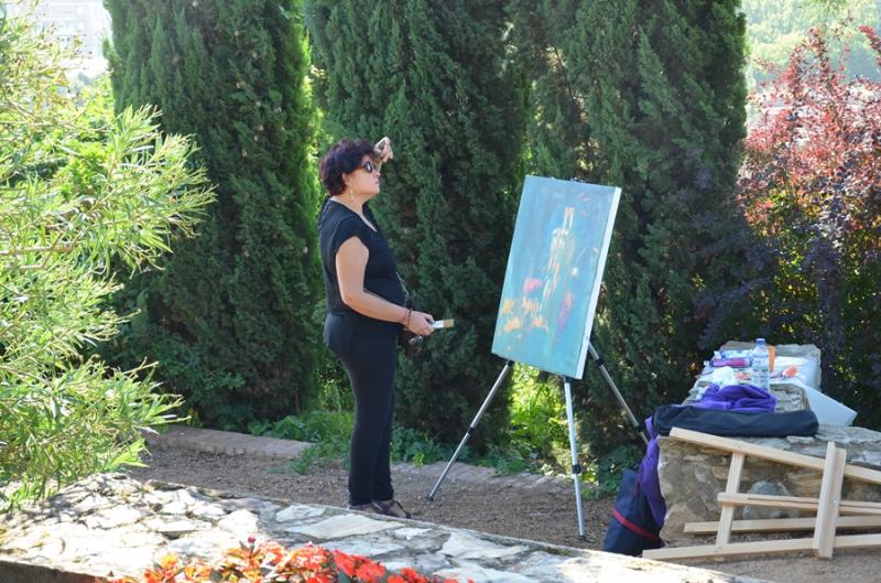 Imágenes de la 15ª edición del Concurso de pintura al aire libre en Badajoz