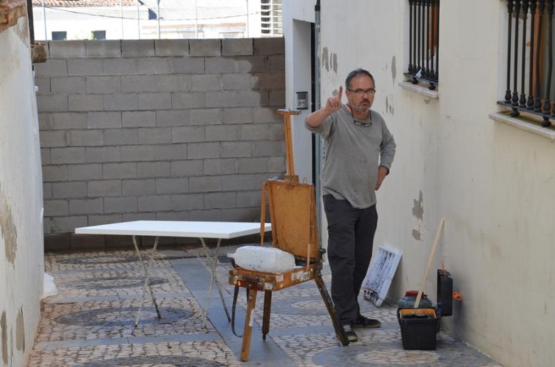 Imágenes de la 15ª edición del Concurso de pintura al aire libre en Badajoz