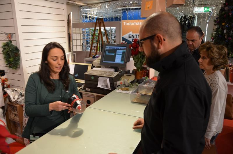 Buen ambiente en Badajoz con motivo de las compras navideñas