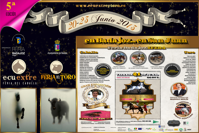 Continúa la actividad de la Feria del Toro y el Caballo Ecuextre 2013 Badajoz