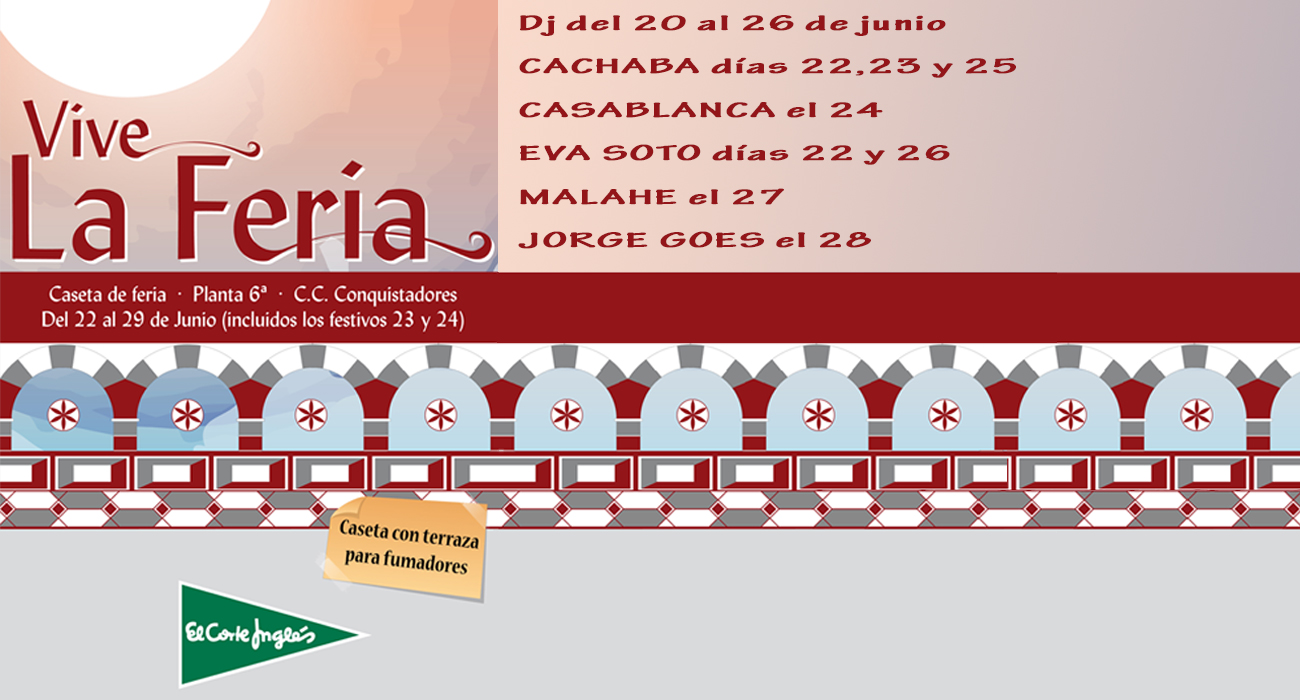Imágenes en exclusiva de la caseta de El Corte Inglés