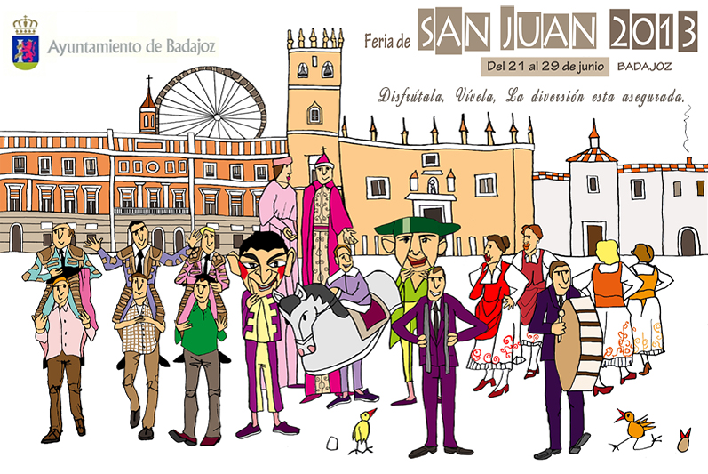 Imágenes de la inauguración y el alumbrado de la Feria de San Juan Badajoz
