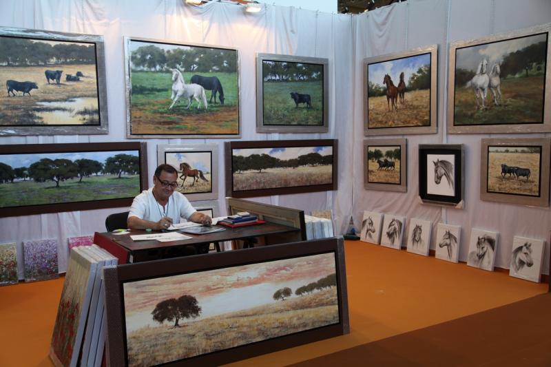 Imágenes de la inauguración de la Feria Ecuextre Badajoz