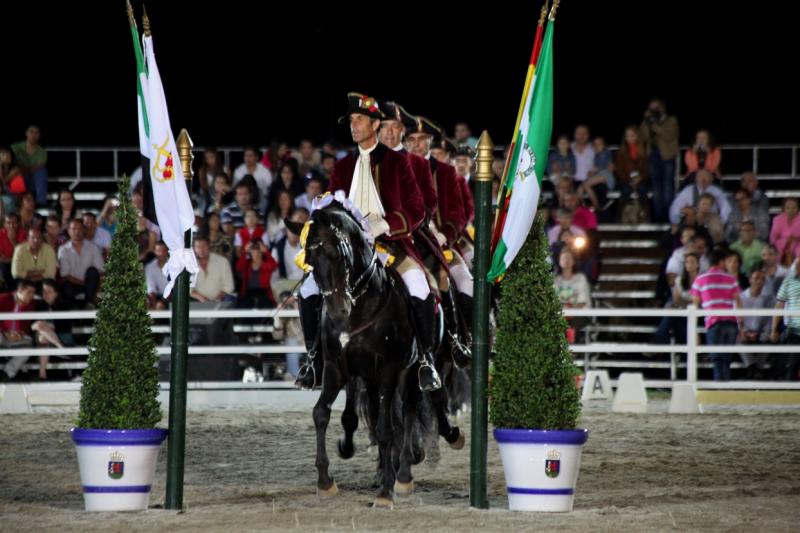 Imágenes del espectáculo de arte ecuestre de las Escuelas Andaluza y Portuguesa 