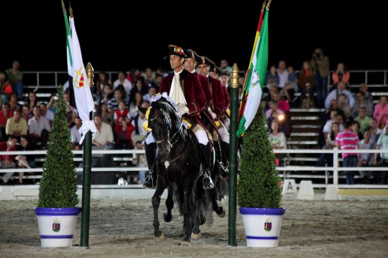 Imágenes del espectáculo de arte ecuestre de las Escuelas Andaluza y Portuguesa 