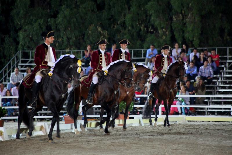 Imágenes del espectáculo de arte ecuestre de las Escuelas Andaluza y Portuguesa 