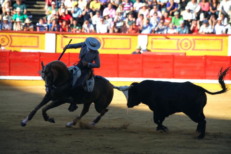 Imágenes de la primera tarde de feria taurina en Badajoz