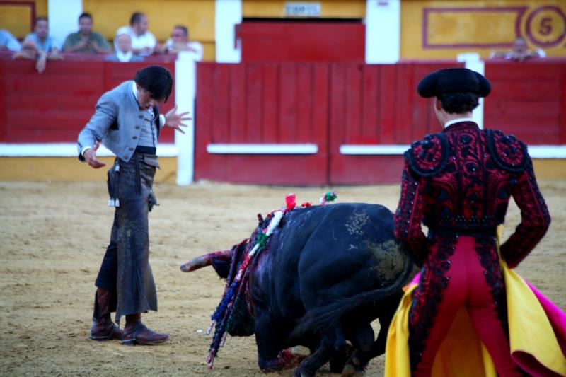 Imágenes de la primera tarde de feria taurina en Badajoz