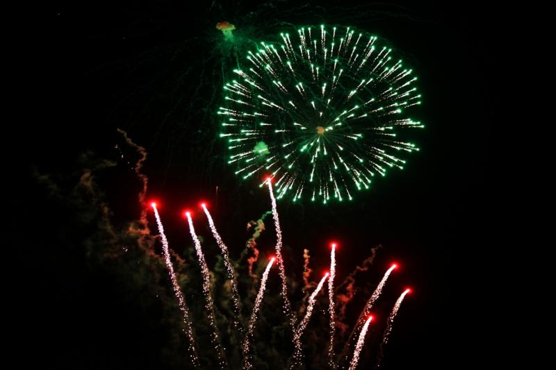 Cohetes de la noche de San Juan en Badajoz