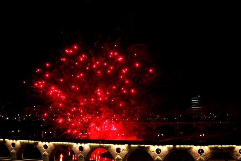 Cohetes de la noche de San Juan en Badajoz