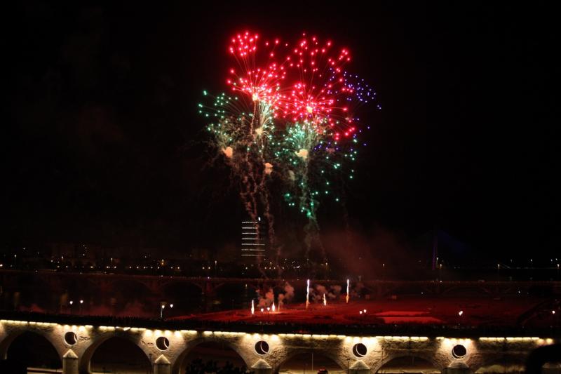 Cohetes de la noche de San Juan en Badajoz