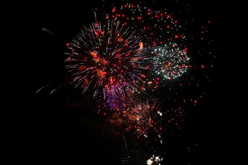 Cohetes de la noche de San Juan en Badajoz