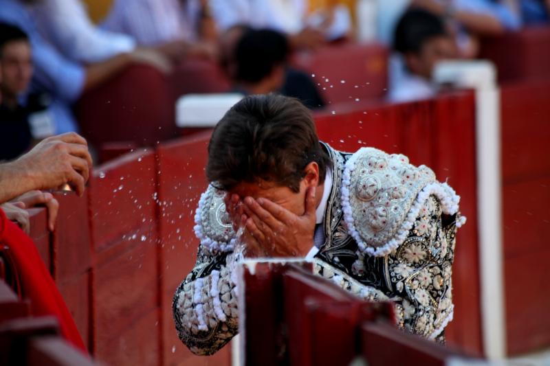 Imágenes de la corrida de El Juli, Manzanares y Ferrera en Badajoz