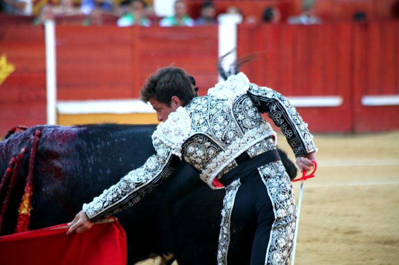 Imágenes de la corrida de El Juli, Manzanares y Ferrera en Badajoz