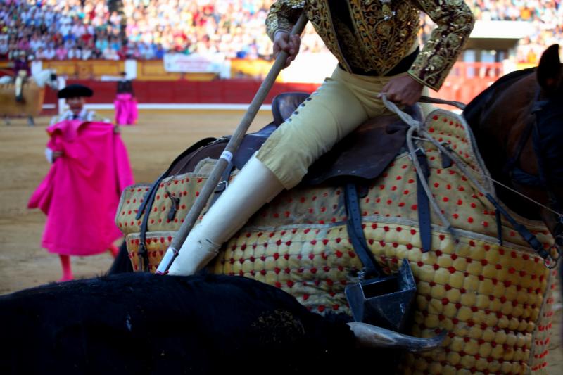 Imágenes de la corrida de El Juli, Manzanares y Ferrera en Badajoz