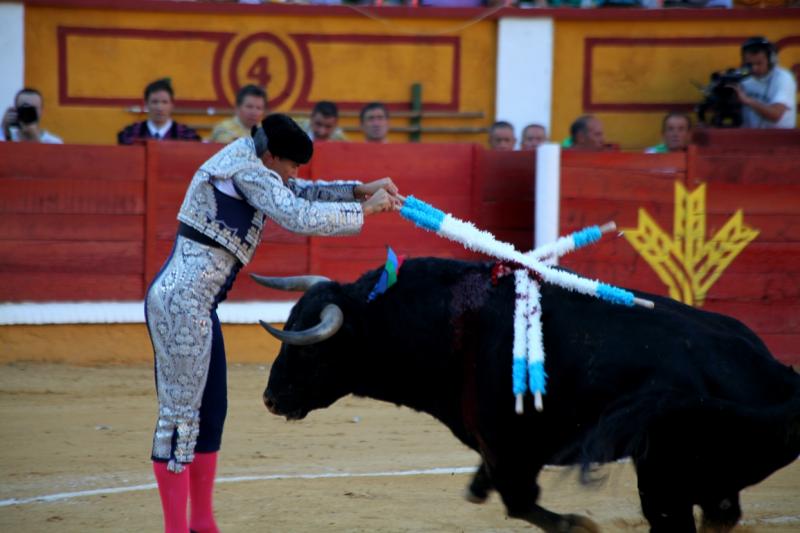 Imágenes de la corrida de El Juli, Manzanares y Ferrera en Badajoz