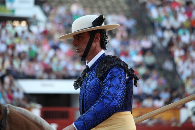 Imágenes de la corrida de El Juli, Manzanares y Ferrera en Badajoz