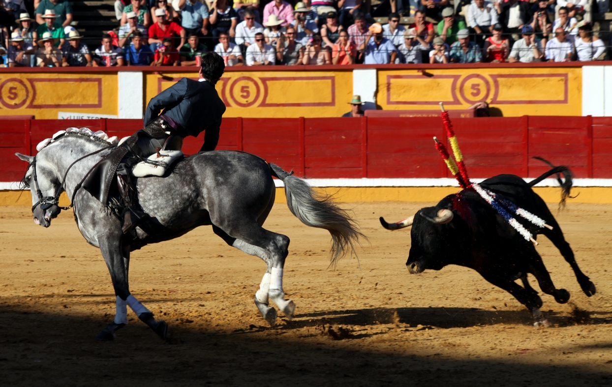 Imágenes de la primera tarde de feria taurina en Badajoz