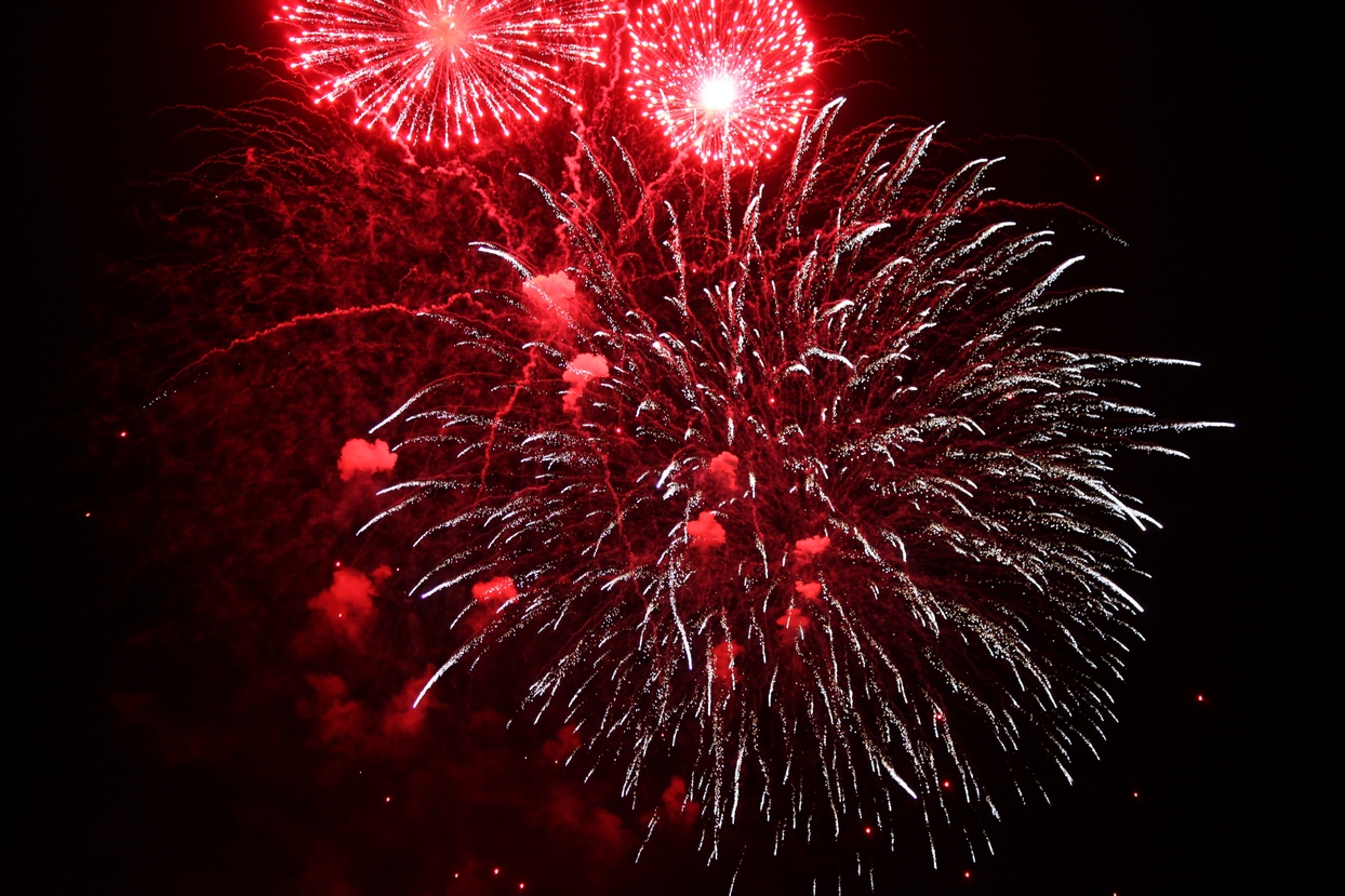 Cohetes de la noche de San Juan en Badajoz