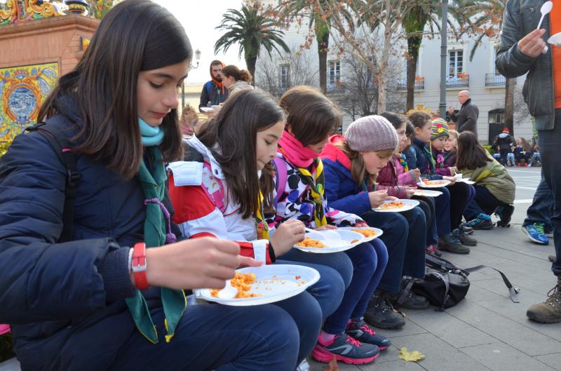 Los pacenses desayunan en San Francisco