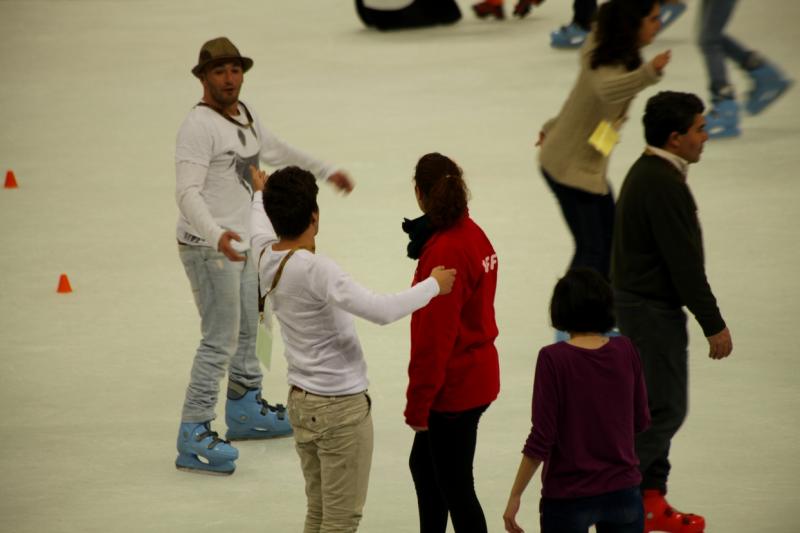 Pista de Patinaje sobre hielo e iluminación navideña de Elvas