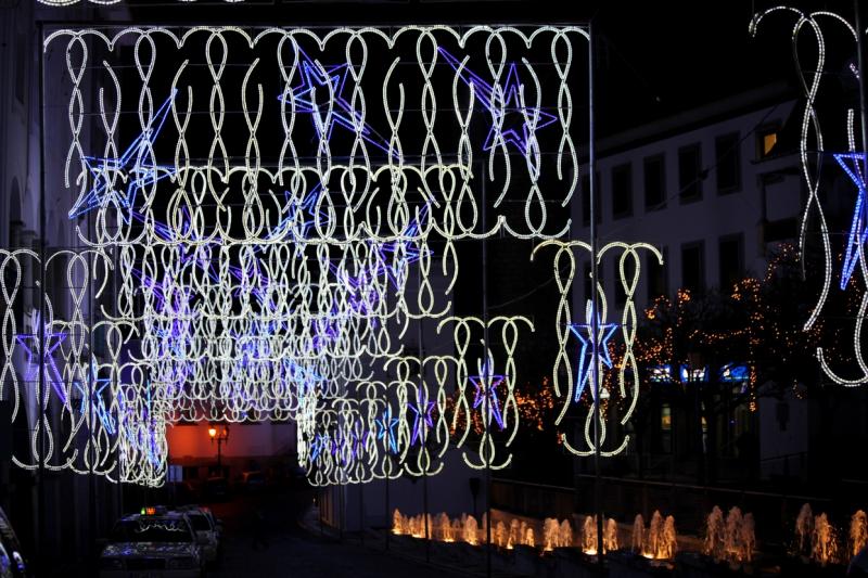 Pista de Patinaje sobre hielo e iluminación navideña de Elvas