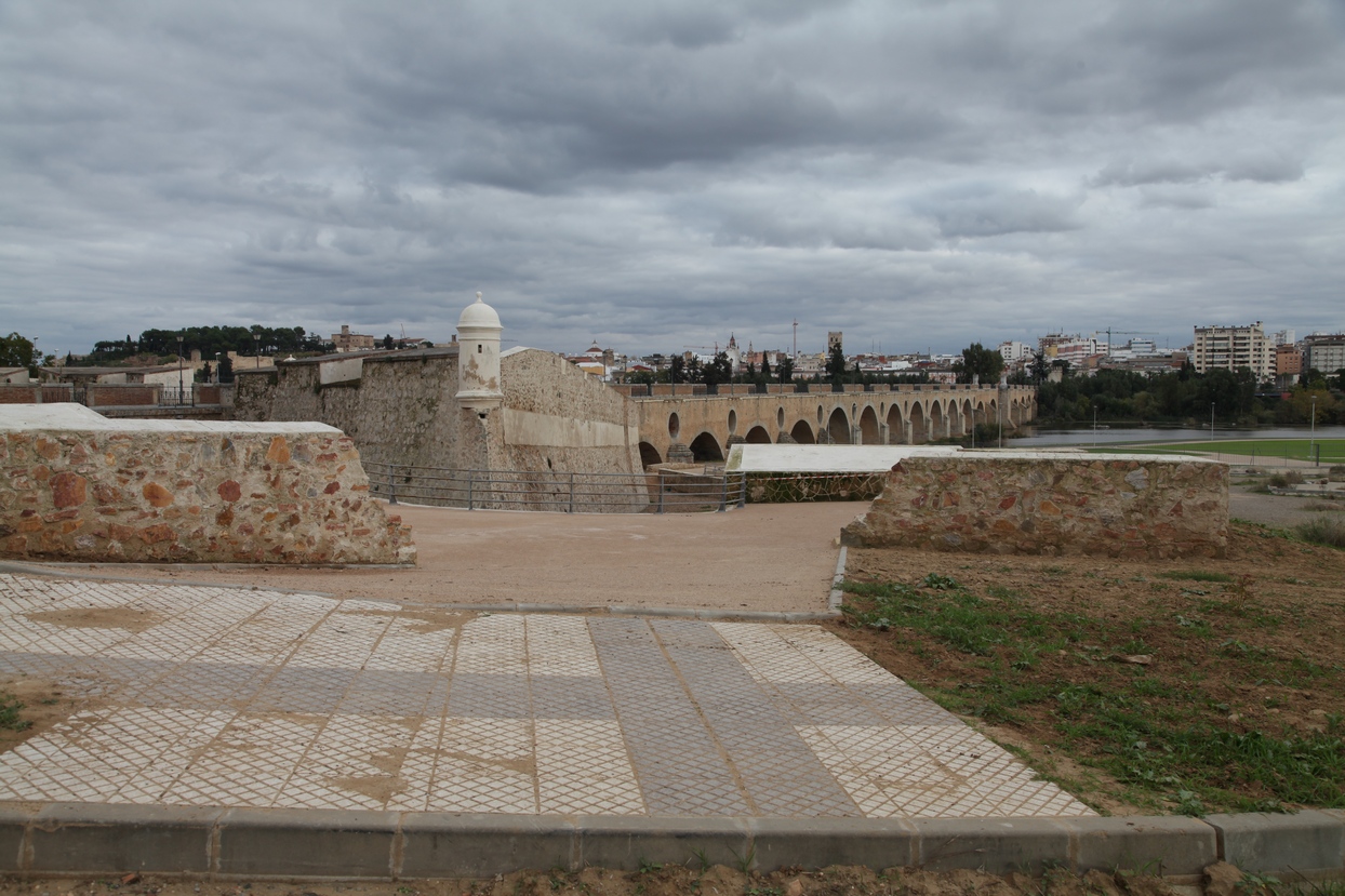 Estado de las obras en las Márgenes del Río Guadiana en Badajoz