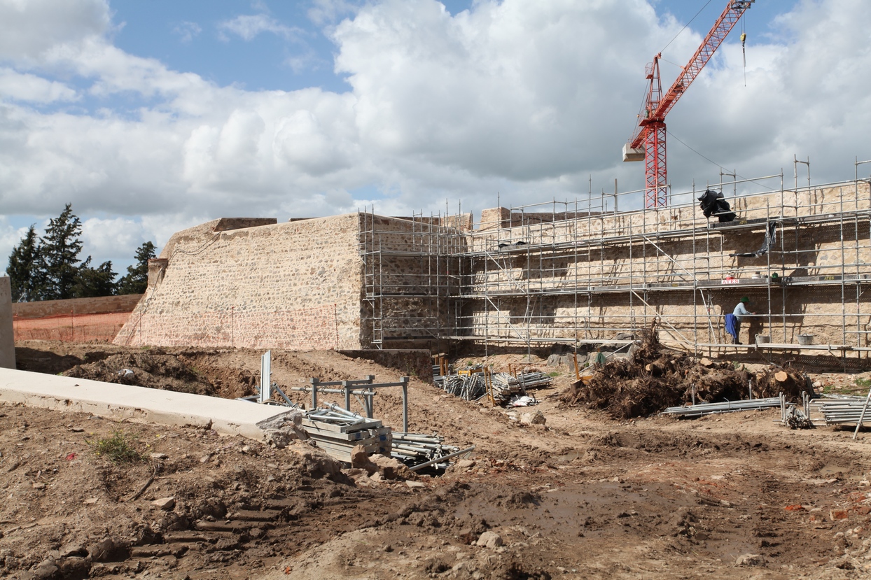 Las obras del Fuerte San Cristóbal, a buen ritmo