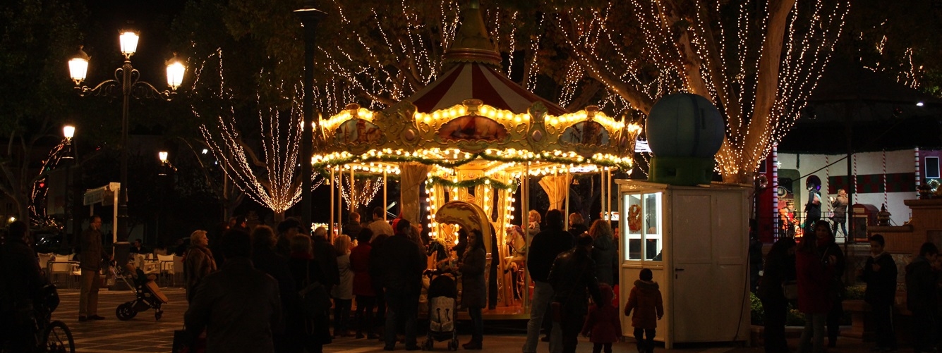 Ambiente navideño en Badajoz