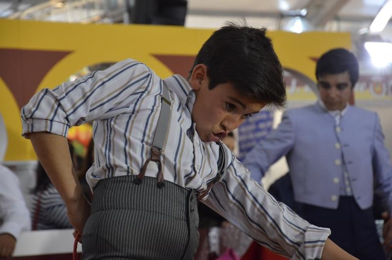 Exhibición de Toreo de Salón en la feria del Toro de Olivenza