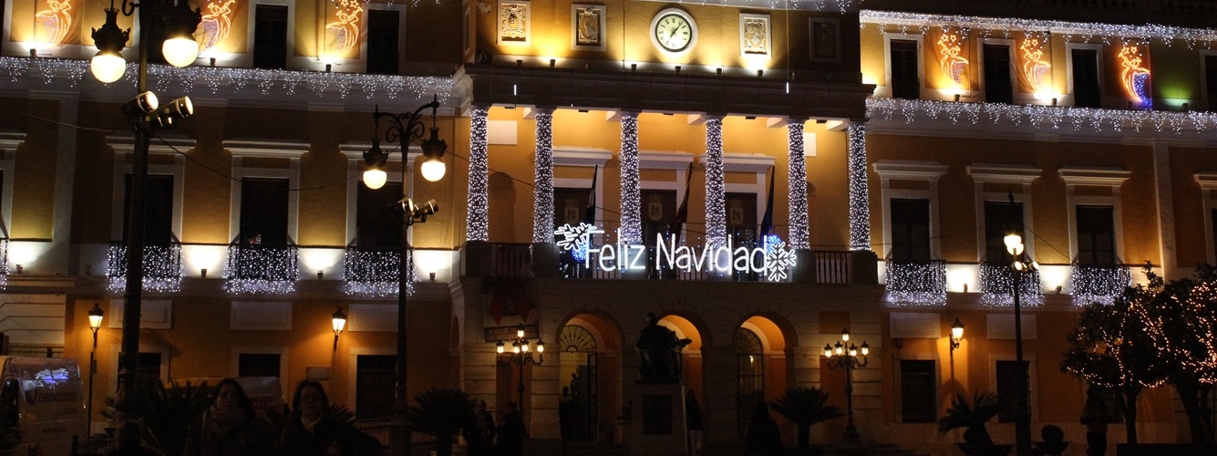 Ambiente navideño en Badajoz