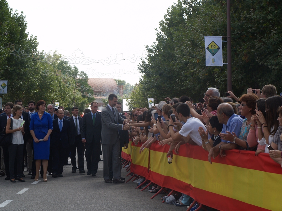 Los Reyes de España inauguran la Feria Internacional Ganadera de Zafra